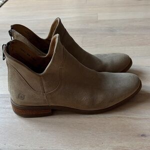 Women’s Born Tan Suede Ankle Boots